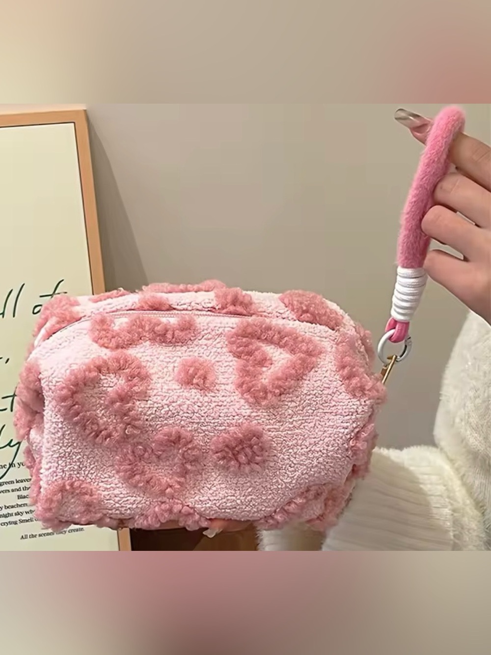 Pink Faux-cosmic Bag
